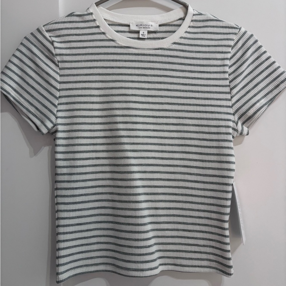 Striped Short Sleeve Top